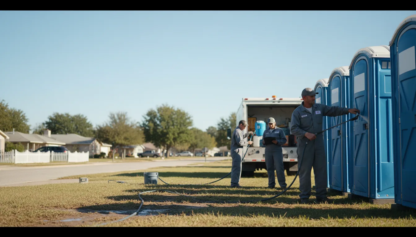 Long-Term Portable Toilet Rental in Cortland, OH near me
